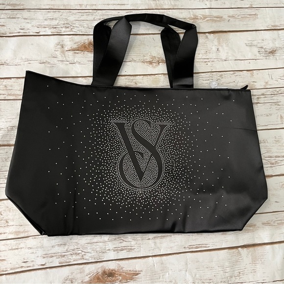 Victorias Secret Shine Tote Bag 2024 Black Friday sequins bling new Victoria’s - Picture 3 of 10